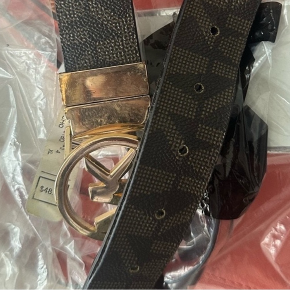 Leather belt